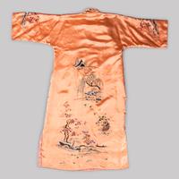Three Chinese Embroidered Silk Ladies' Cheongsam, Qipao