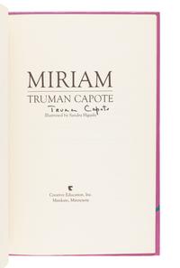 [CAPOTE, Truman (1924-1984)]. A group of 3 FIRST EDITIONS, SIGNED BY CAPOTE, comprising: