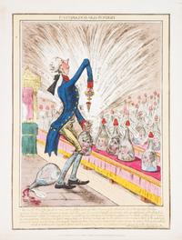 GILLRAY, JAMES. [The Caricatures of Gillray.] London, [1818] With 85 hand-colored plates.