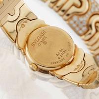 A gold and diamond bracelet watch, Bvgari Parentesi, BJ 01