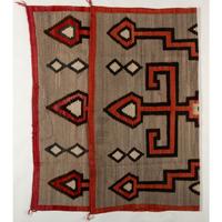 Navajo Modified Storm Pattern Weaving / Rug