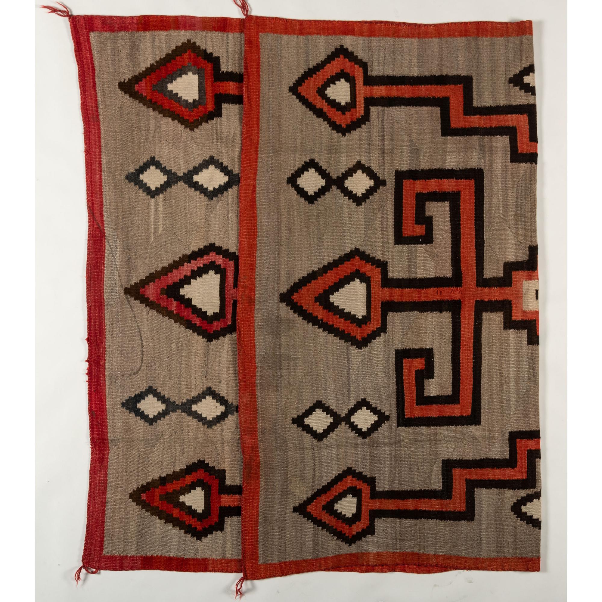 Navajo Modified Storm Pattern Weaving / Rug