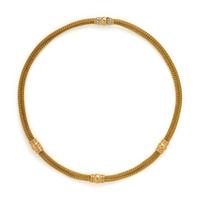 Gregg Ruth, Bicolor Gold Woven Necklace