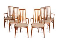 A Set of Eight Niels Koefoed Eva Dining Chairs