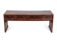 A Chinese Elmwood Bench