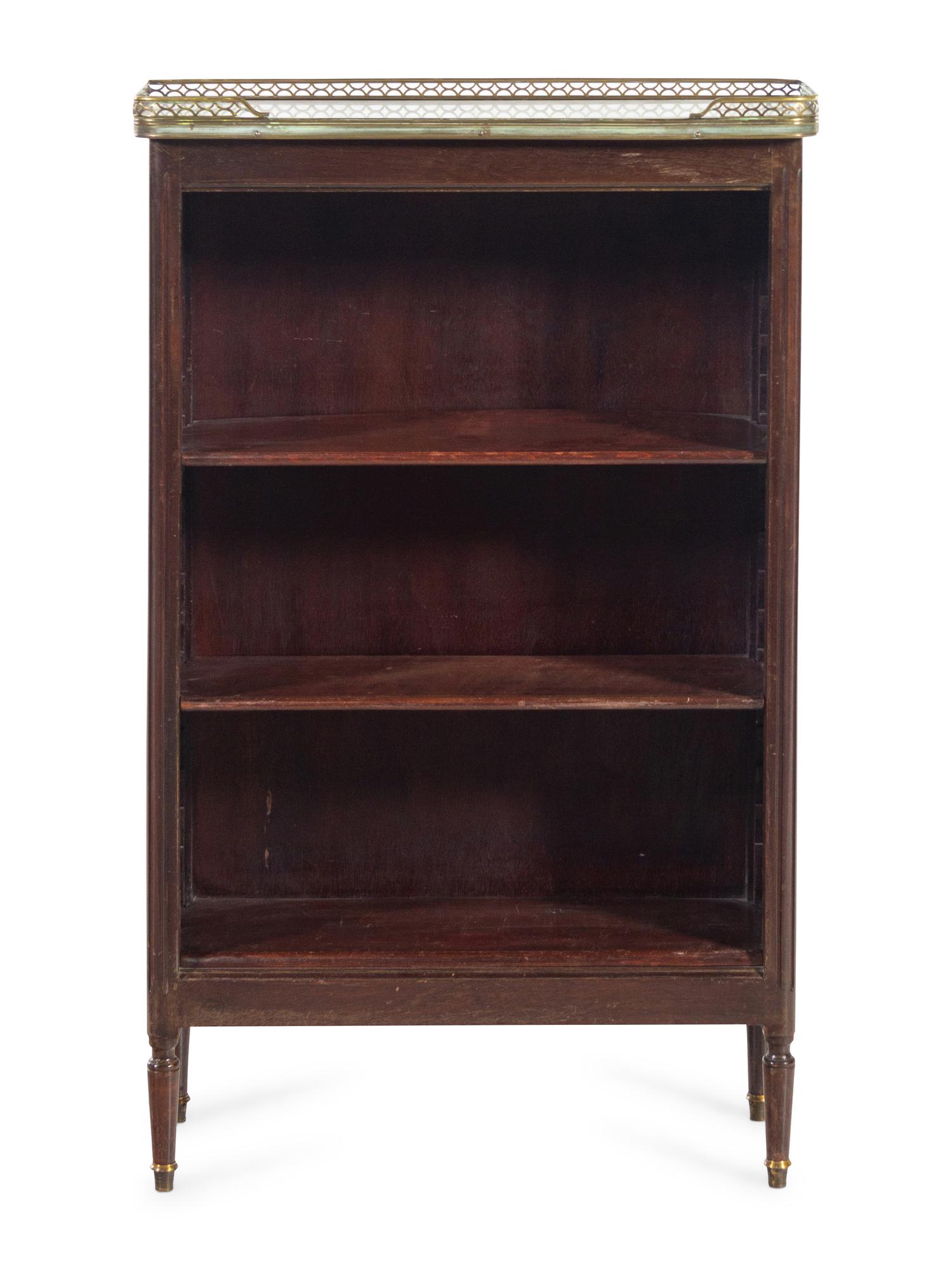 A Louis XVI Style Mahogany Bookcase