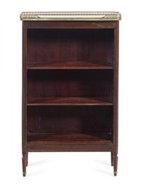 A Louis XVI Style Mahogany Bookcase