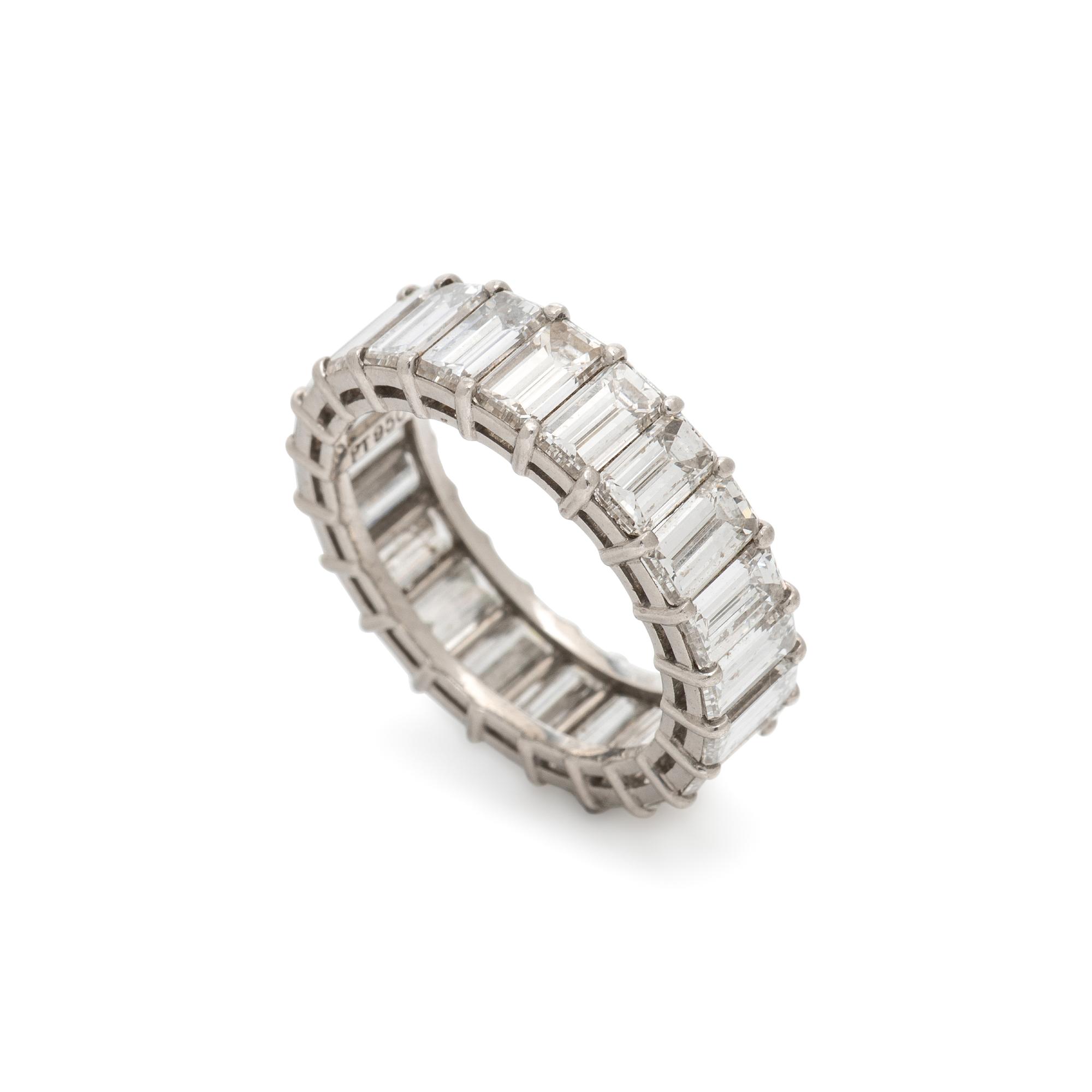 PLATINUM AND DIAMOND ETERNITY BAND