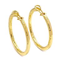 A Pair of 18 Karat Yellow Gold Hoop Earclips, Ippolita, 6.50 dwts.