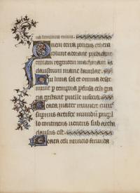 FOUR ILLUMINATED LEAVES FROM ASSORTED BOOKS OF HOURS FROM FRANCE, ITALY, AND THE NETHERLANDS