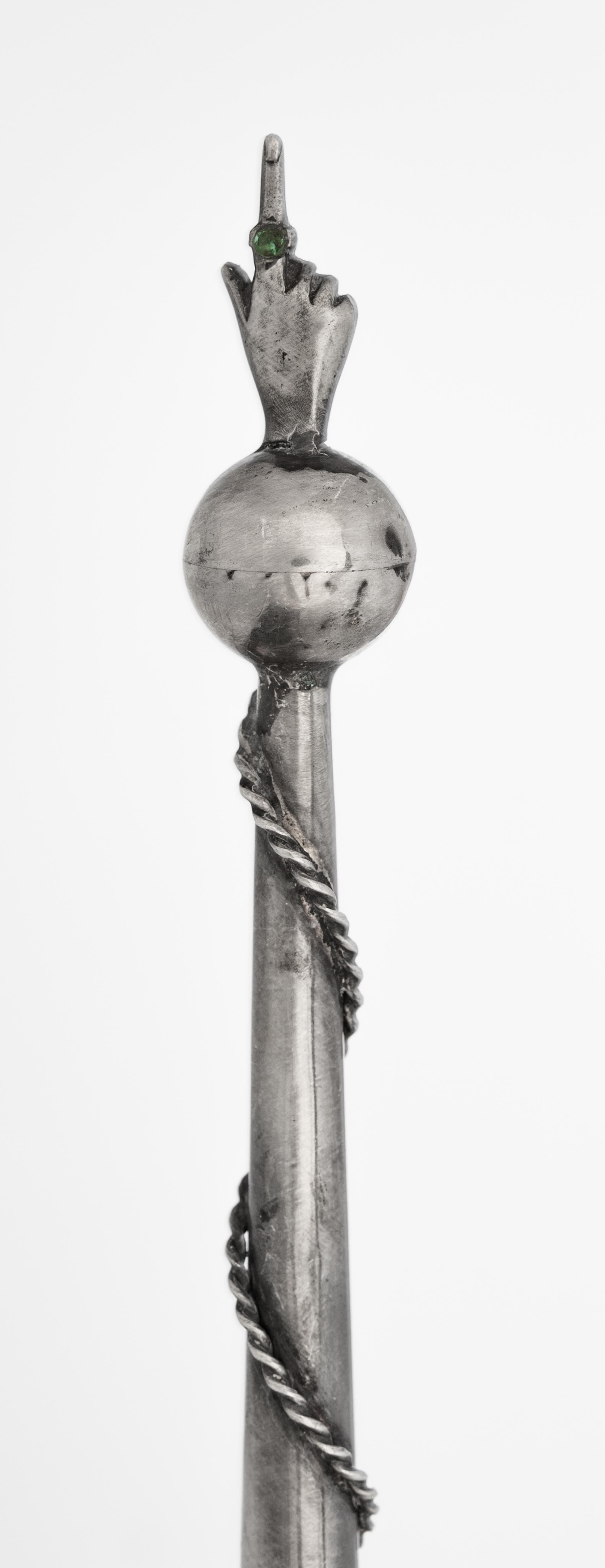 A Collection of Five Russian Silver Yads