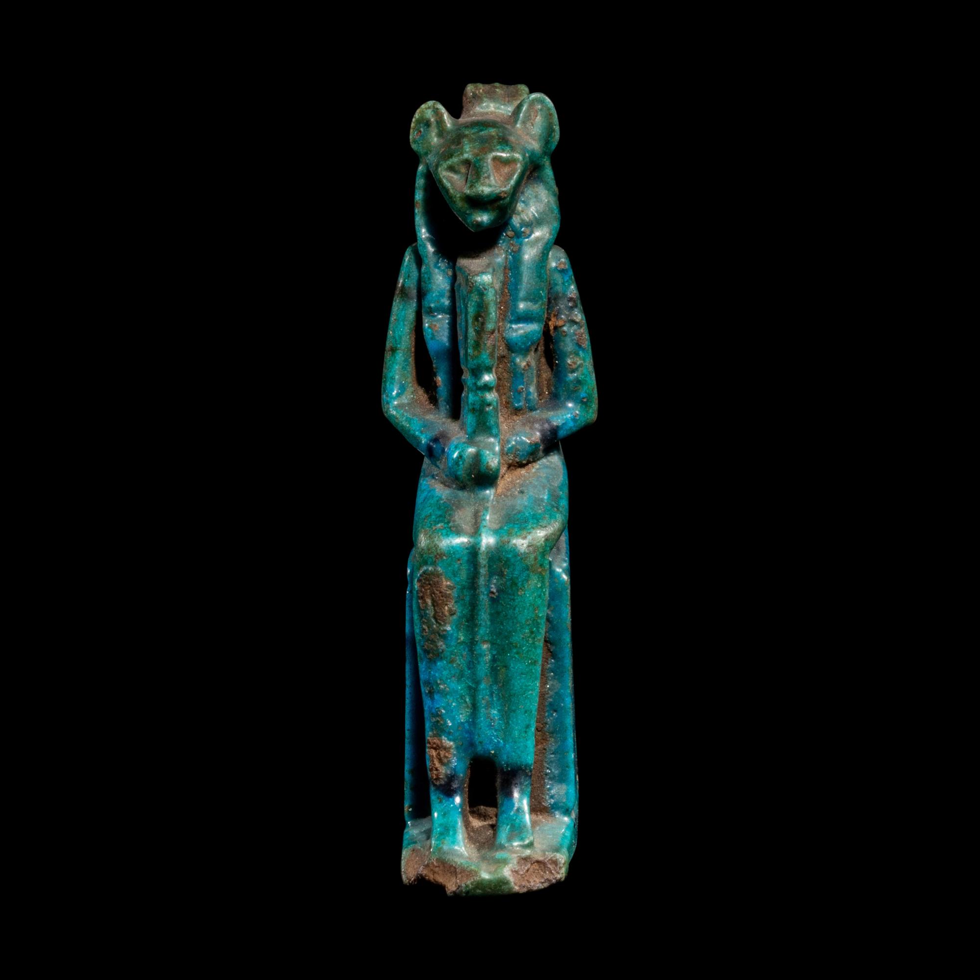 An Egyptian Faience Sekhmet
