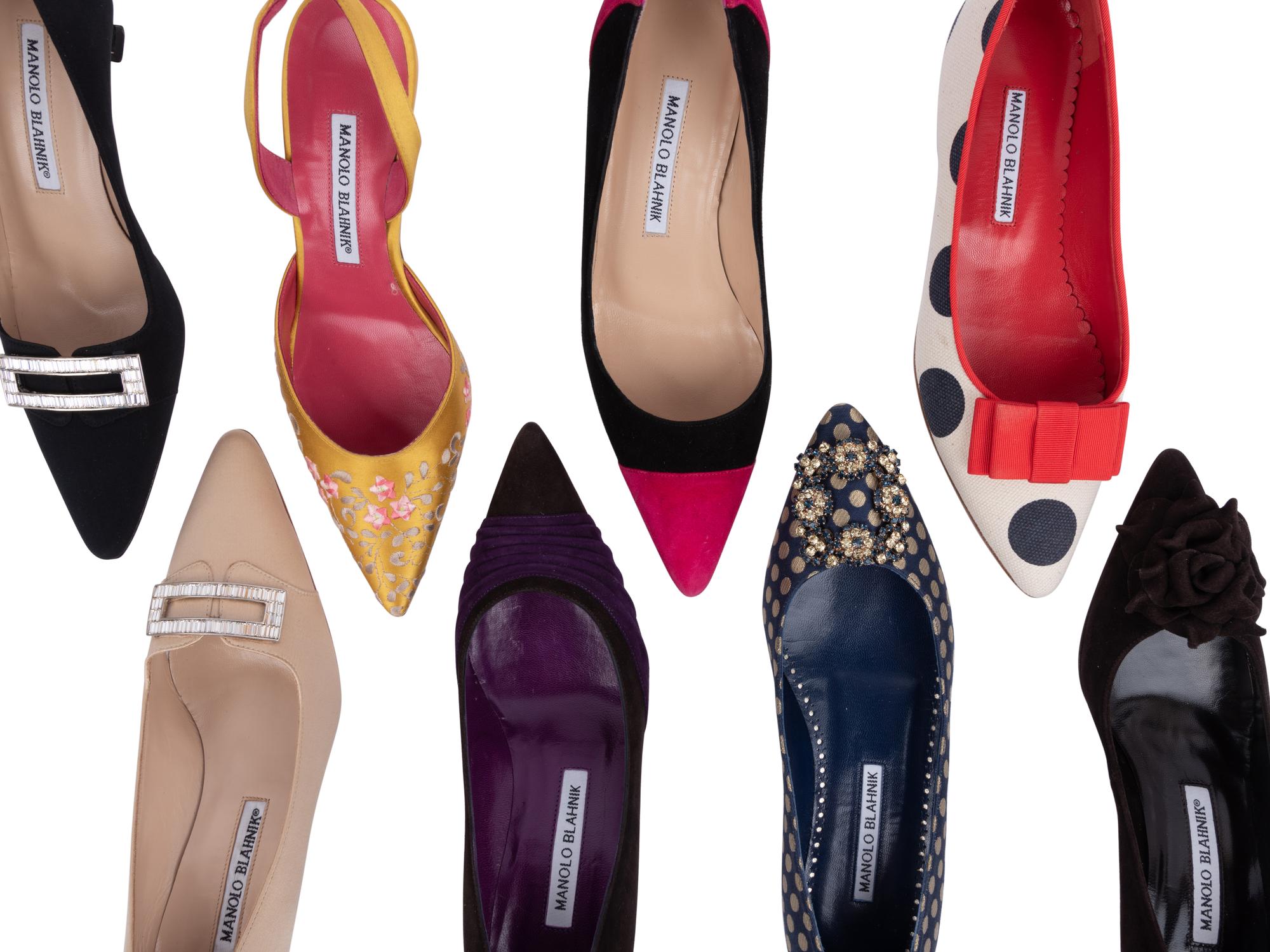 Eight Pairs of Unworn Manolo Blahnik Shoes
