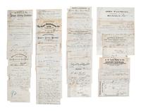 [BUSINESS & INDUSTRY]. Extensive manuscript archive involving the Singer Manufacturing Company and associated employees, agents, manufacturers, and clients.