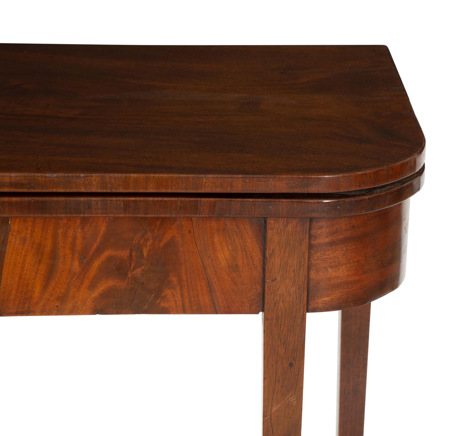A George III Mahogany Flip Top Card Table