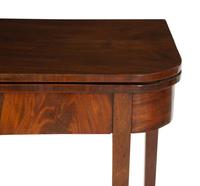 A George III Mahogany Flip Top Card Table