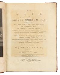 BOSWELL, James (1740-1795). The Life of Samuel Johnson. [With:] The Principal Corrections. London, 1791, 1793.