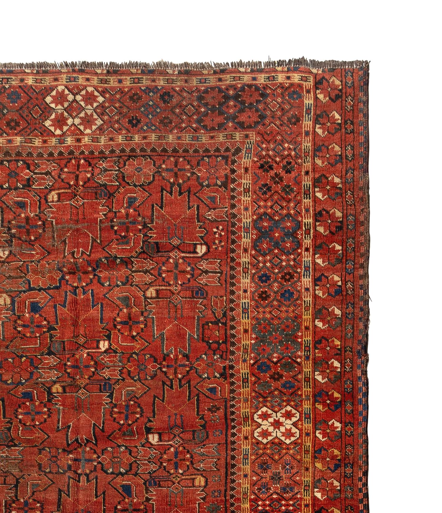 A Beshir Turkoman Wool Rug