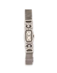ANTIQUE, DIAMOND WRISTWATCH
