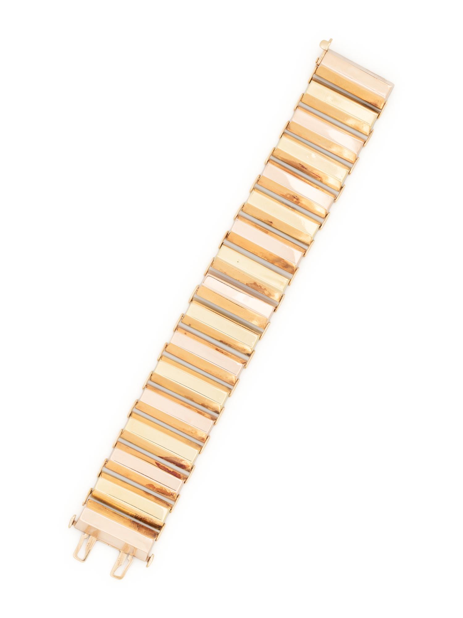 BICOLOR GOLD BRACELET