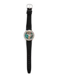 BULOVA, M9 STAINLESS STEEL ACCUTRON 'SPACE VIEW' WATCH