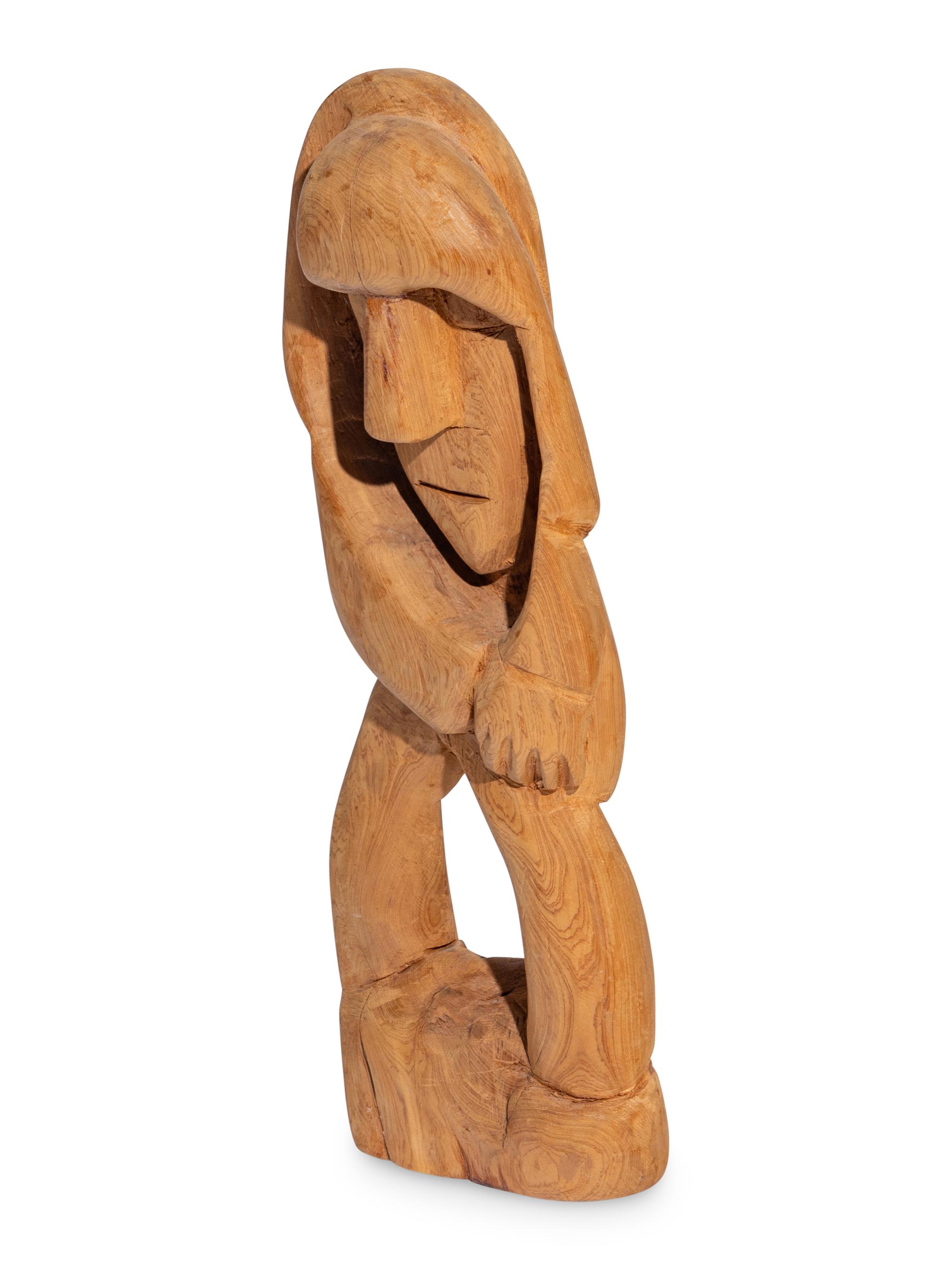 Untitled Wood Sculpture, Standing Figure