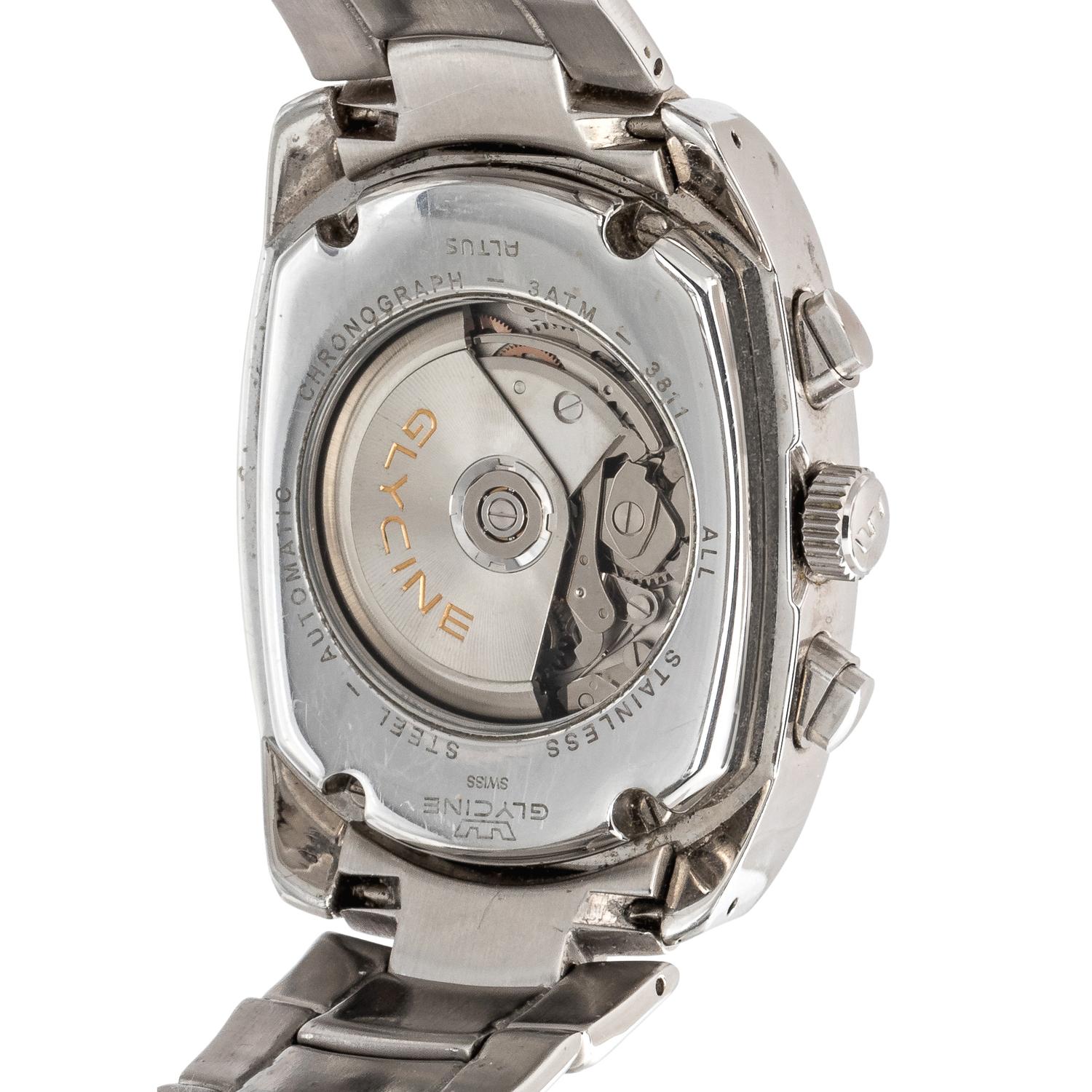 Glycine, Stainless Steel Ref. 3811 'Altus' Chronograph Wristwatch