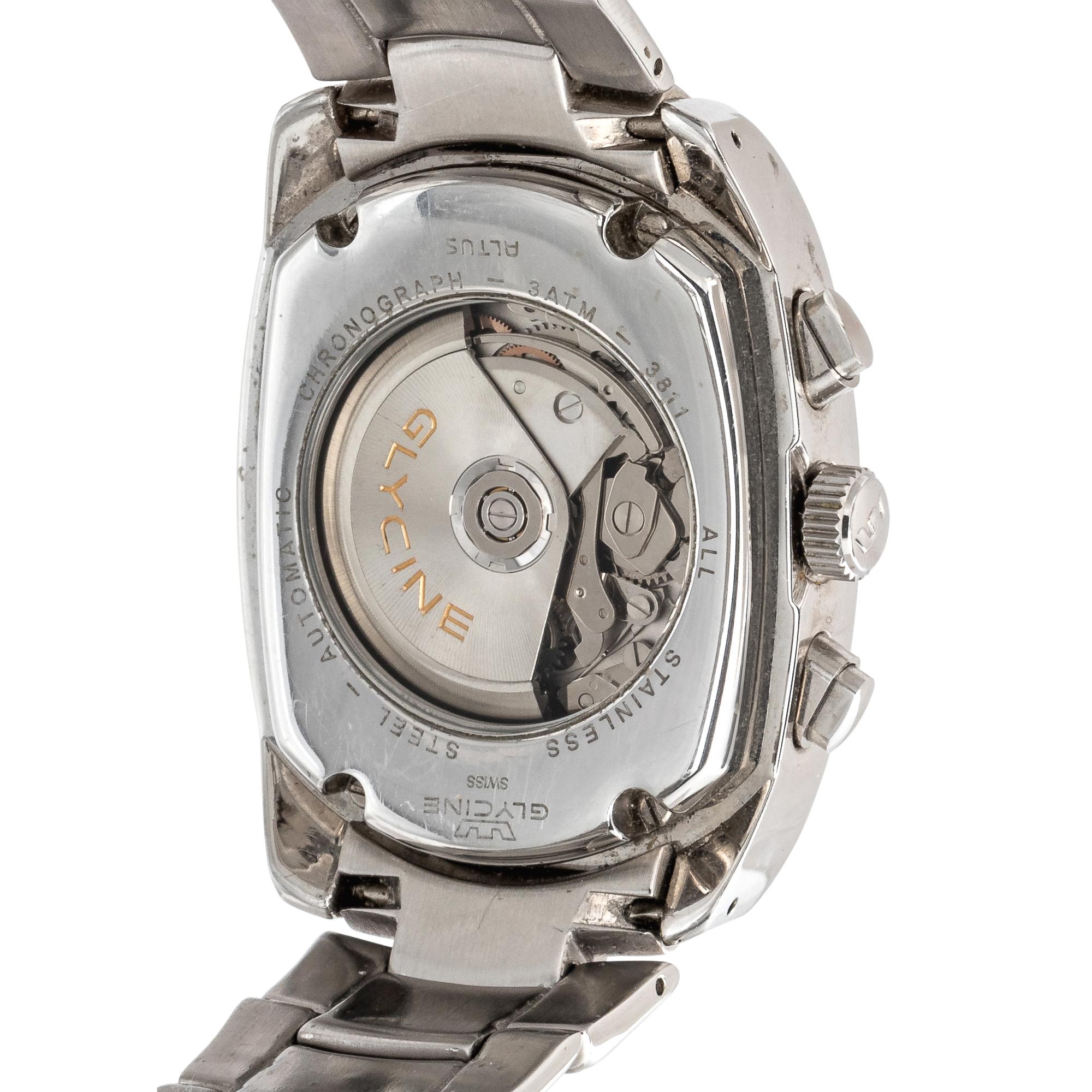 Glycine, Stainless Steel Ref. 3811 'Altus' Chronograph Wristwatch