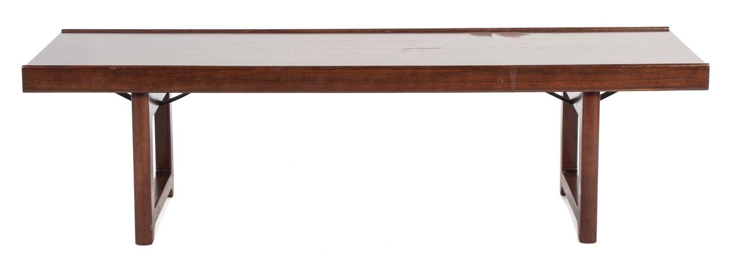 Torbjorn Afdal (Norwegian, 1917-1999), BRUKSBO, 1960s, Krobo bench