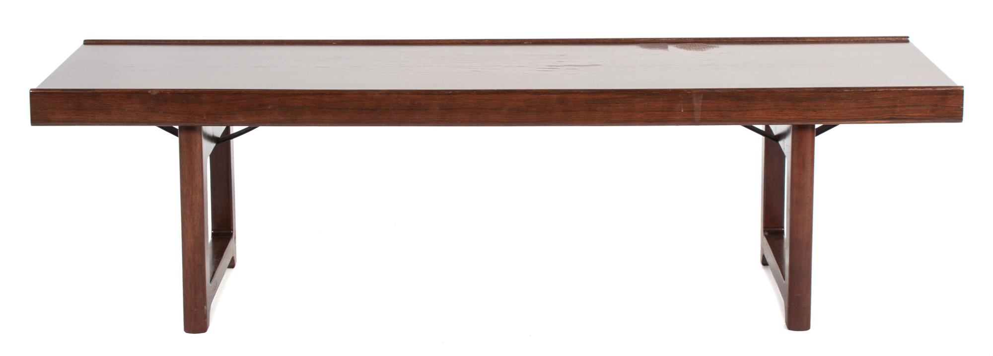 Torbjorn Afdal (Norwegian, 1917-1999), BRUKSBO, 1960s, Krobo bench