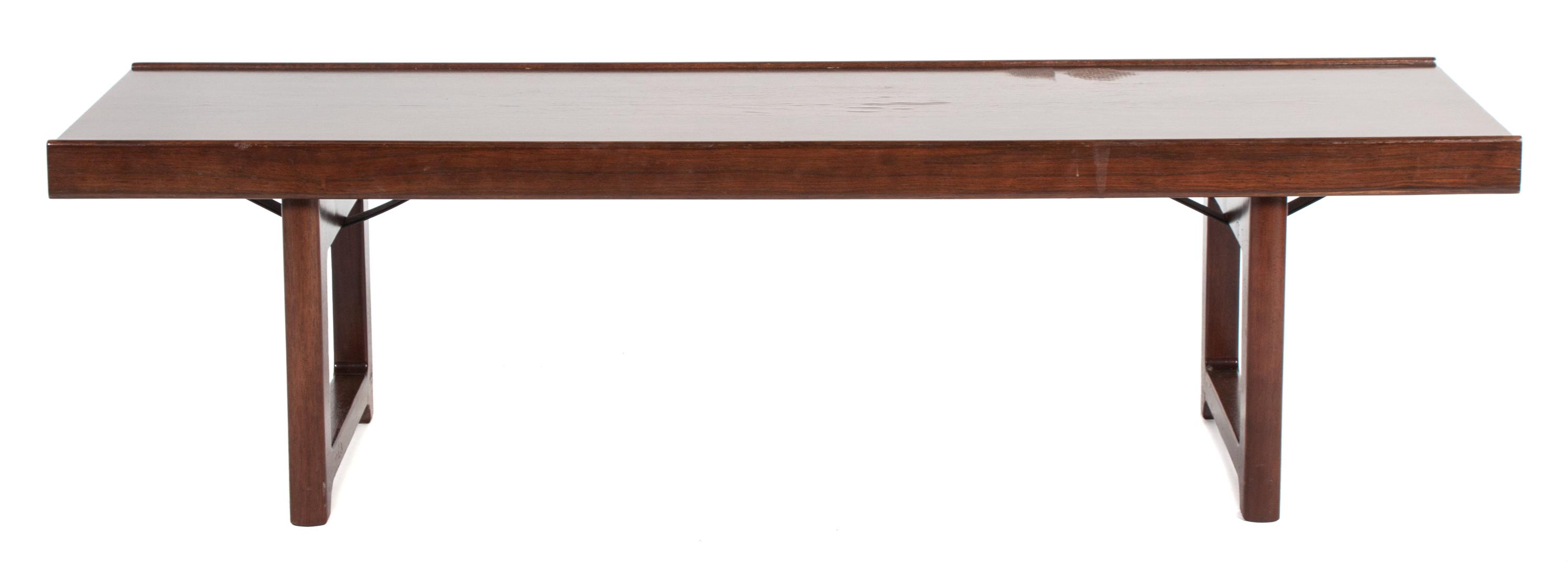 Torbjorn Afdal (Norwegian, 1917-1999), BRUKSBO, 1960s, Krobo bench