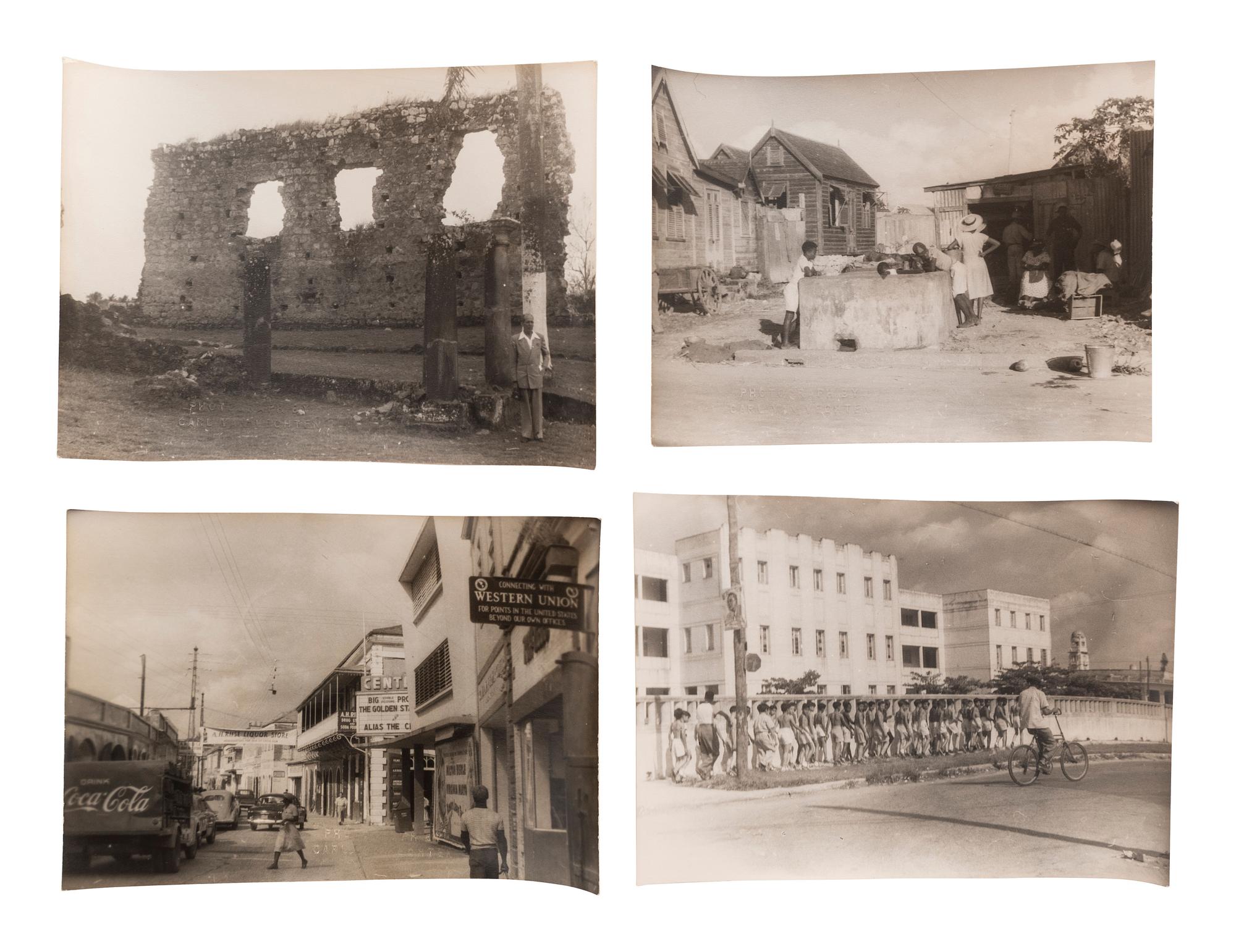 [EARLY PHOTO] Collection of photographs taken by Carl Van Vechten documenting a Caribbean cruise.