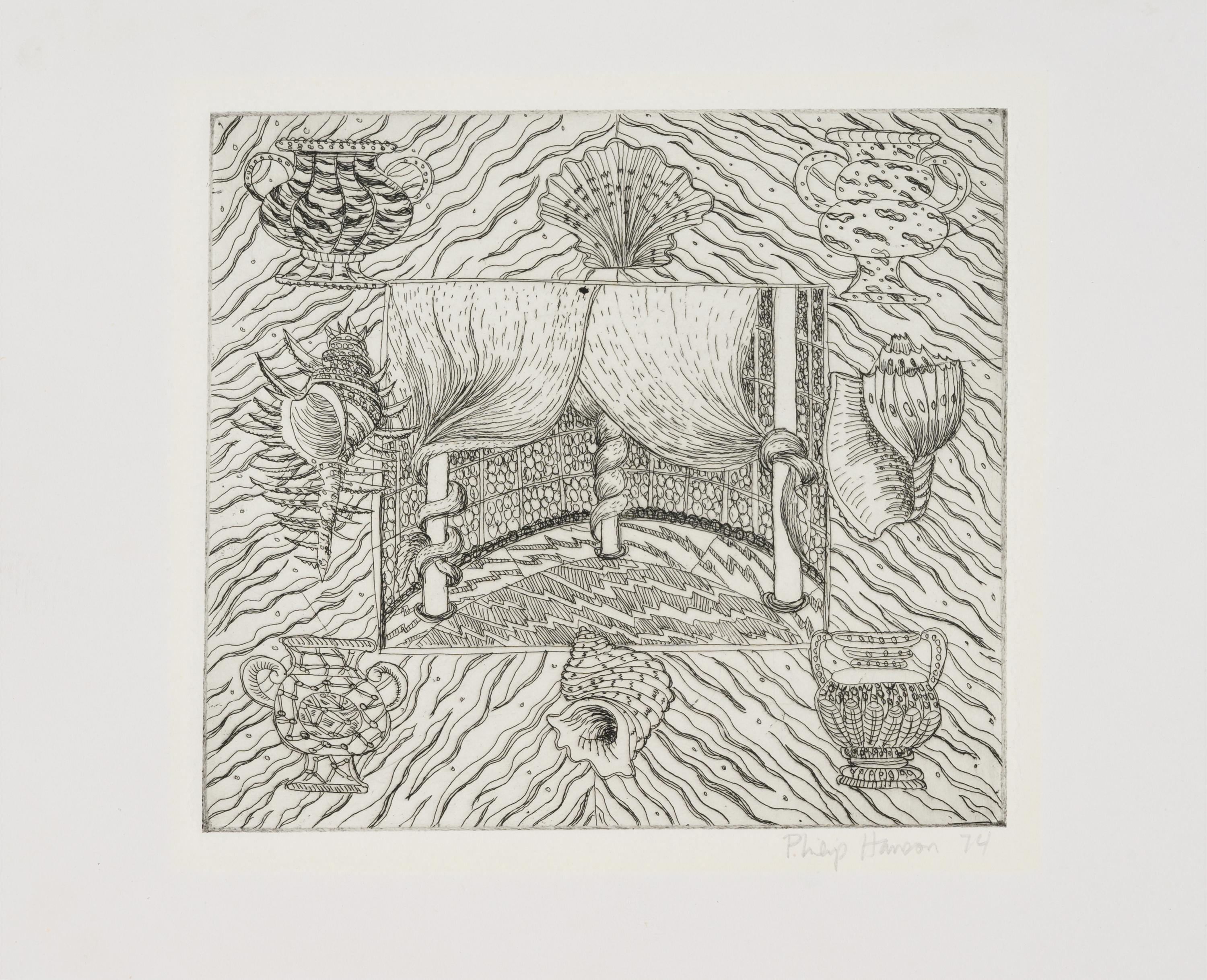Room with Vases of Flowers , 1974-75