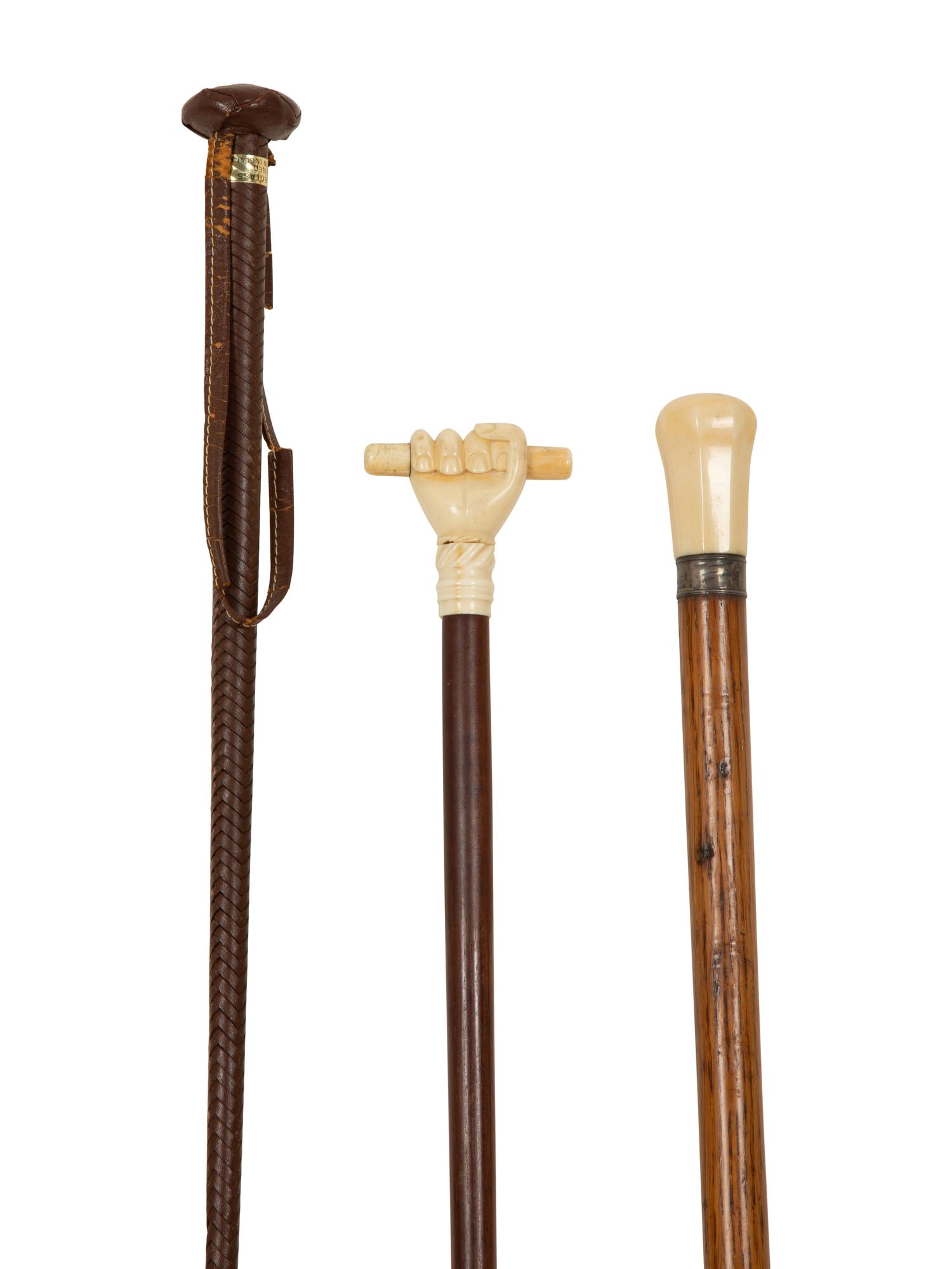 Four Canes or Walking Sticks