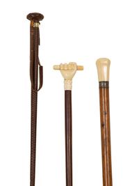Four Canes or Walking Sticks