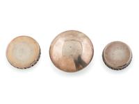 Group of Silver Overlay Seed Jars