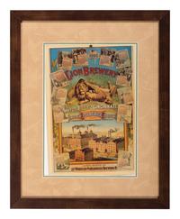 A Lion Brewery Printed Advertisement