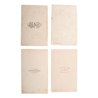 [CIVIL WAR]. A group of 4 CDVs of Union musicians, comprising: