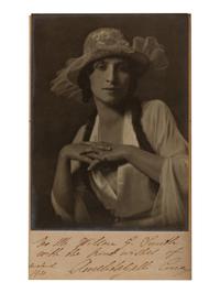 [20TH-CENTURY OPERA SINGERS]. A group of 7 photographs or photographic postcards of opera singers from the 1920s, most signed and inscribed, comprising images of: