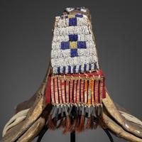 Sioux Child's Beaded Saddle Tree