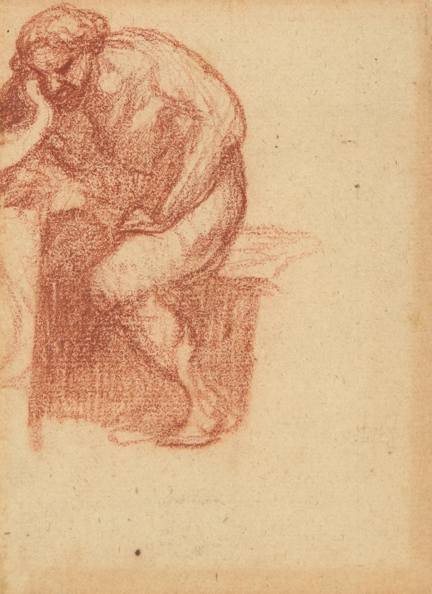 Portrait d'Homme de Profil; with Études Verso (A Double-Sided Work)
