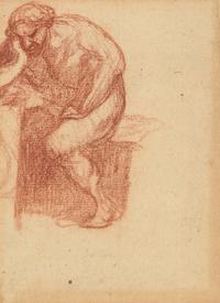 Portrait d'Homme de Profil; with Études Verso (A Double-Sided Work)