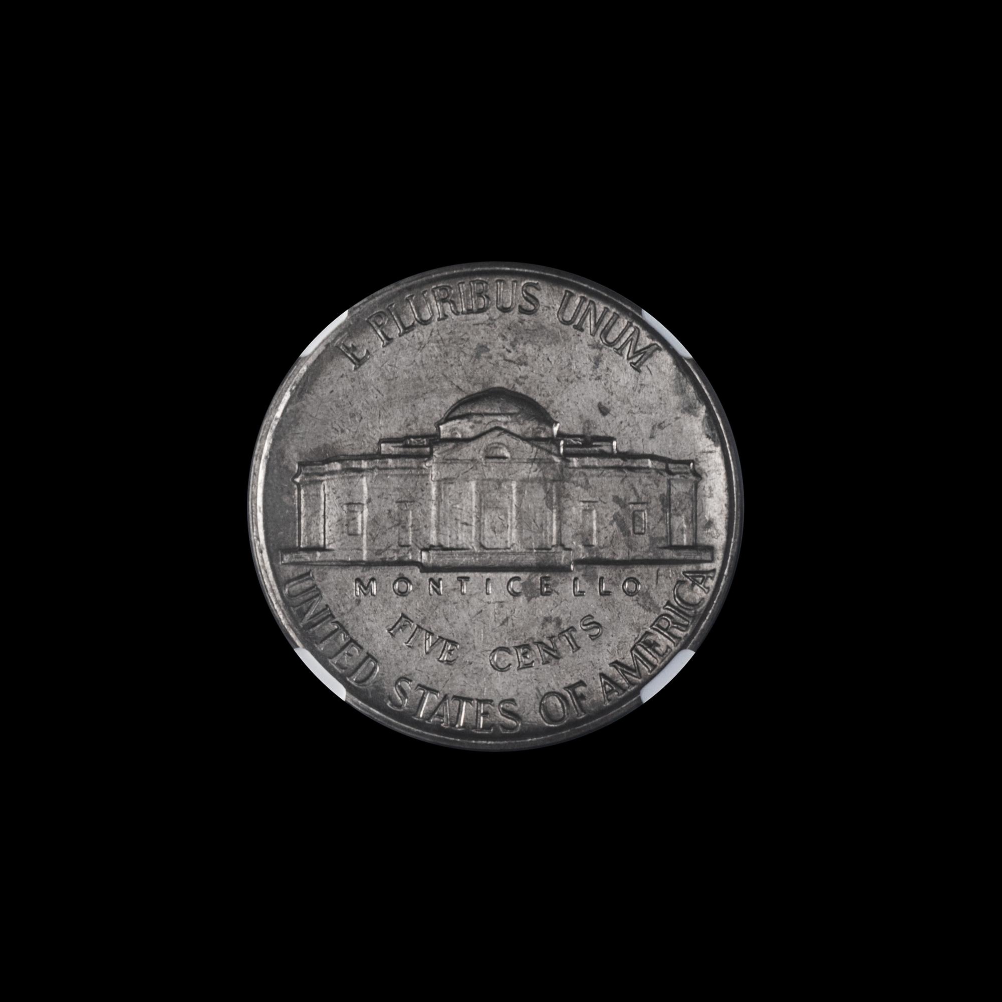 A United States 1958 Jefferson 5c Coin — NGC graded MS64 5FS