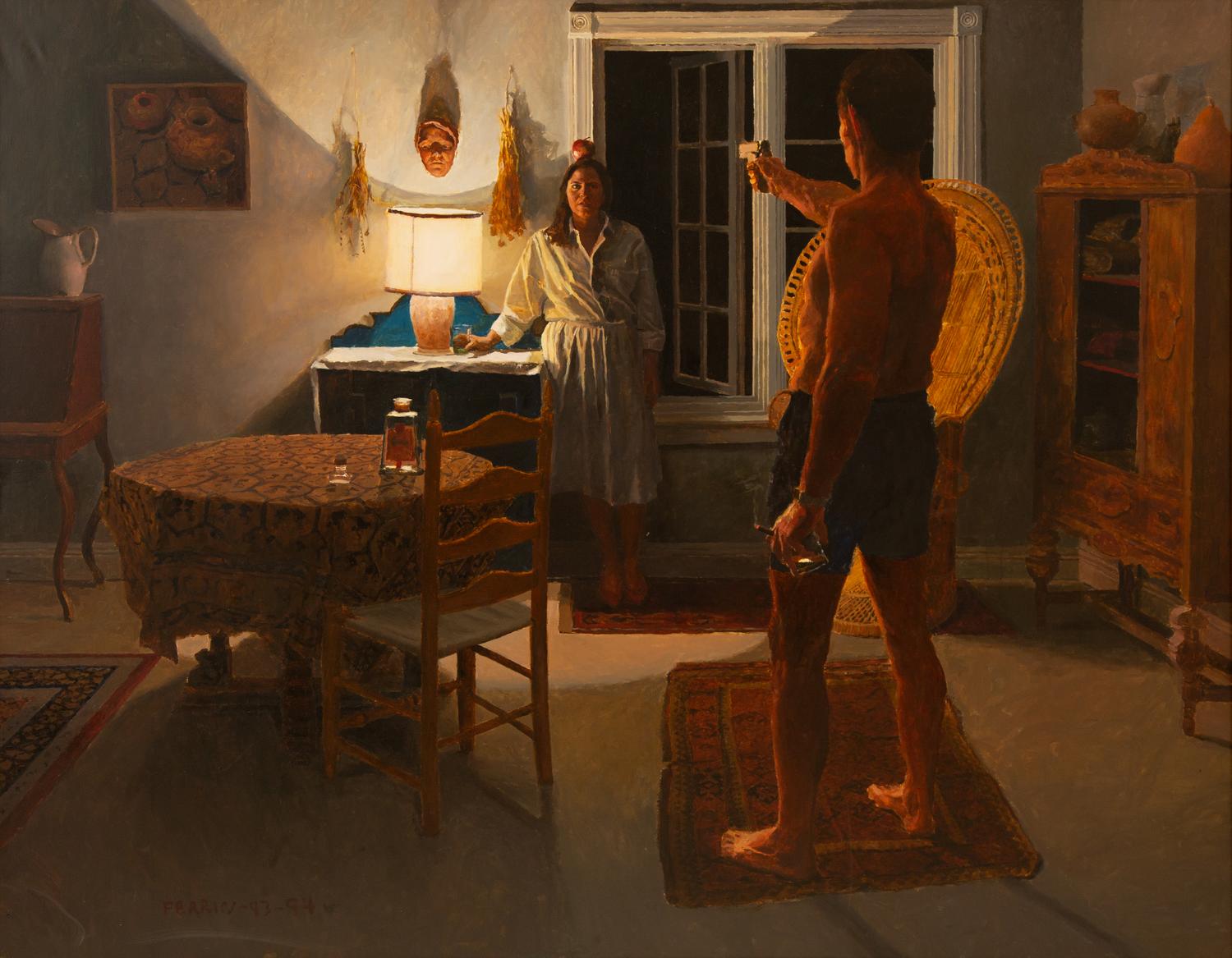 Untitled 'Interior Scene with Figures' , 1993-94