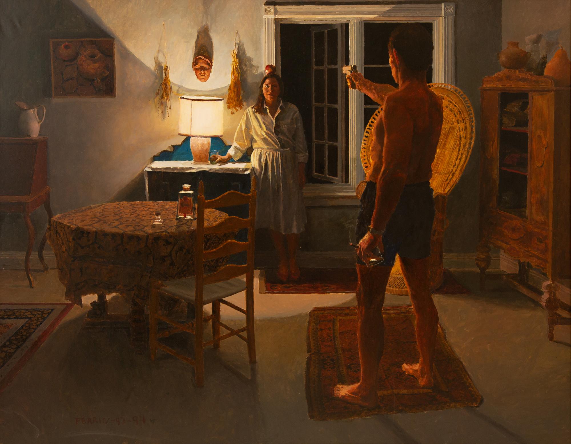Untitled 'Interior Scene with Figures' , 1993-94