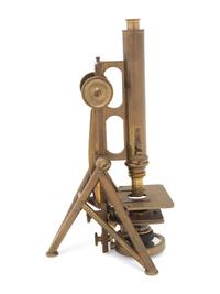 An English Brass Microscope