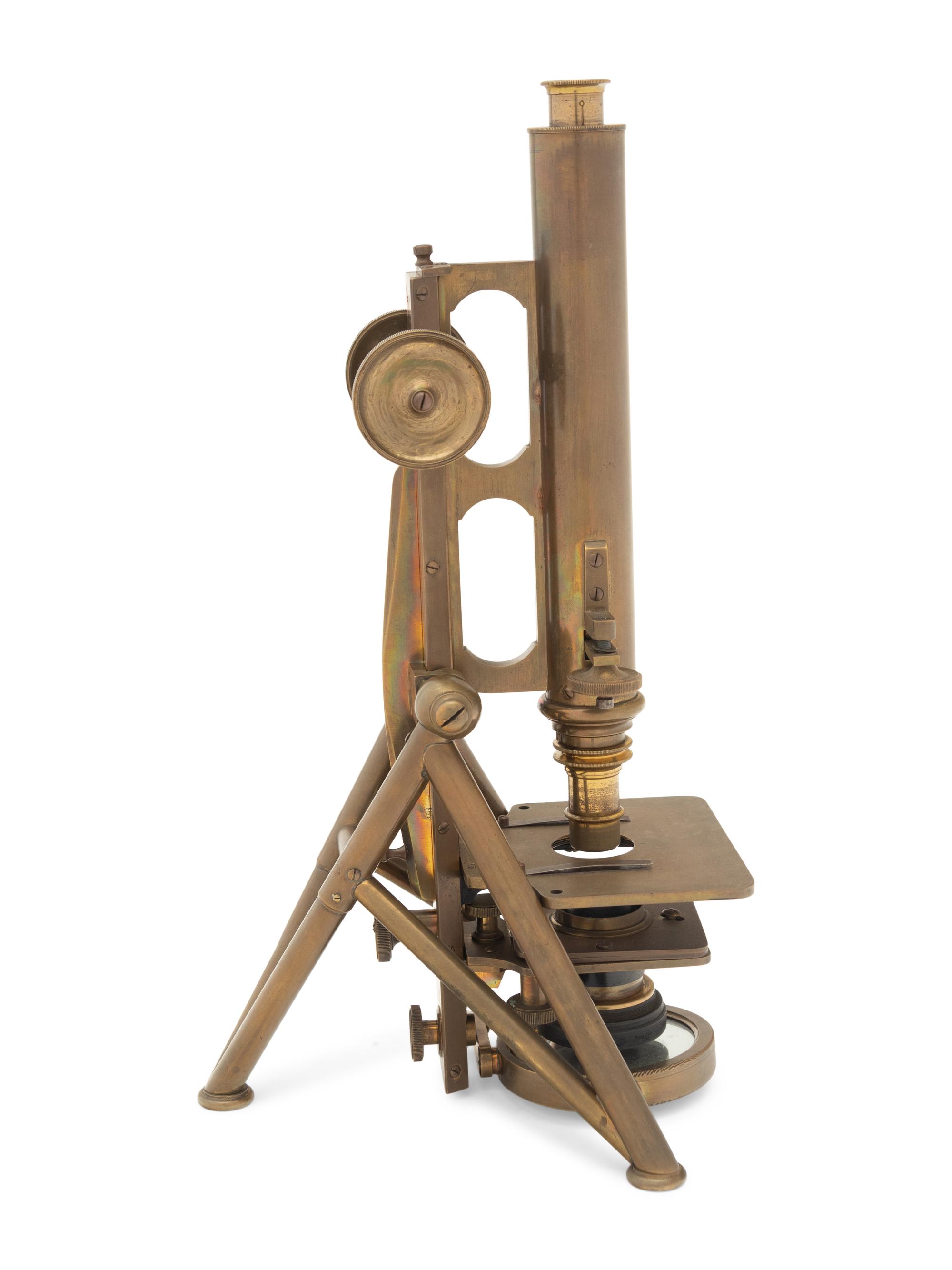 An English Brass Microscope