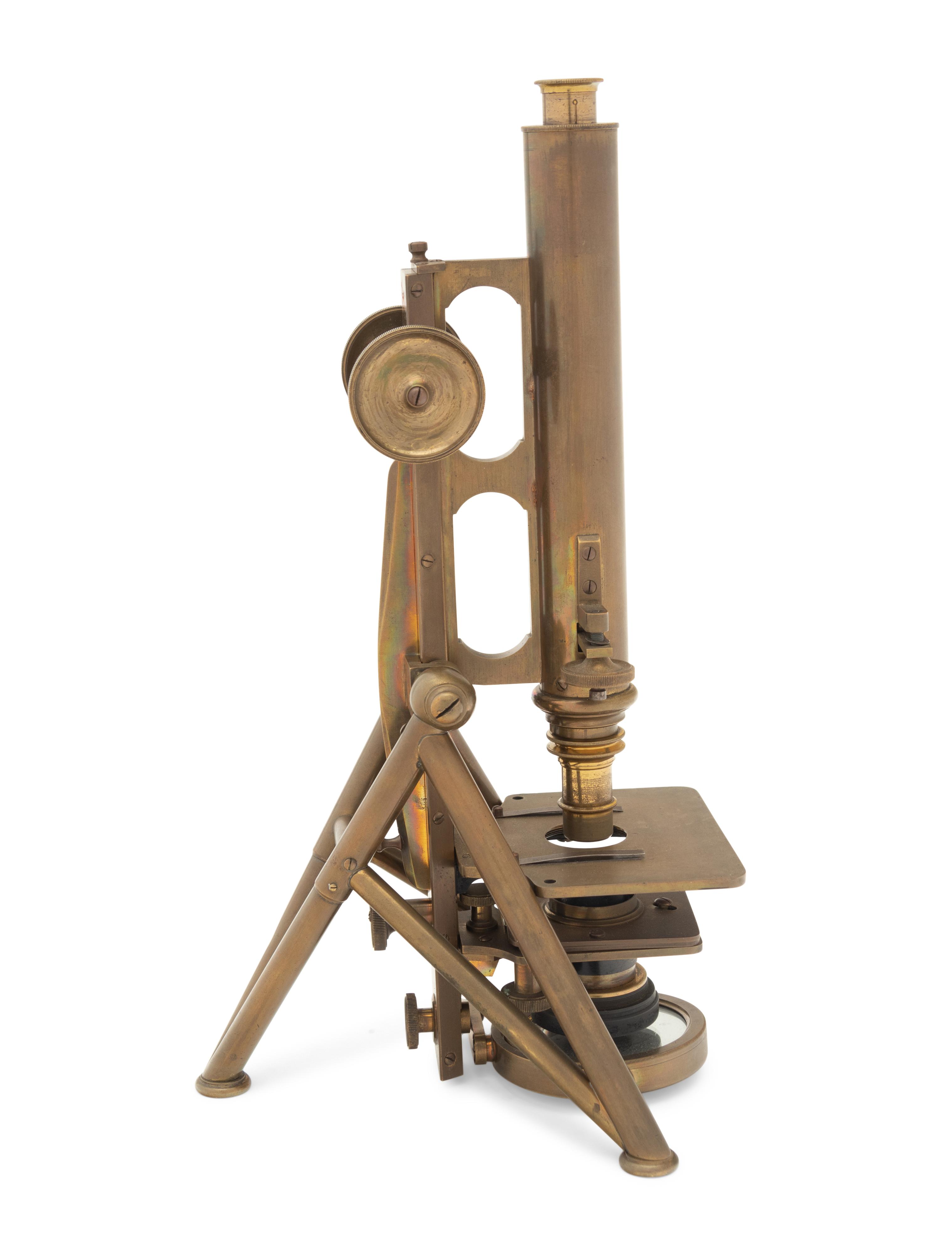An English Brass Microscope