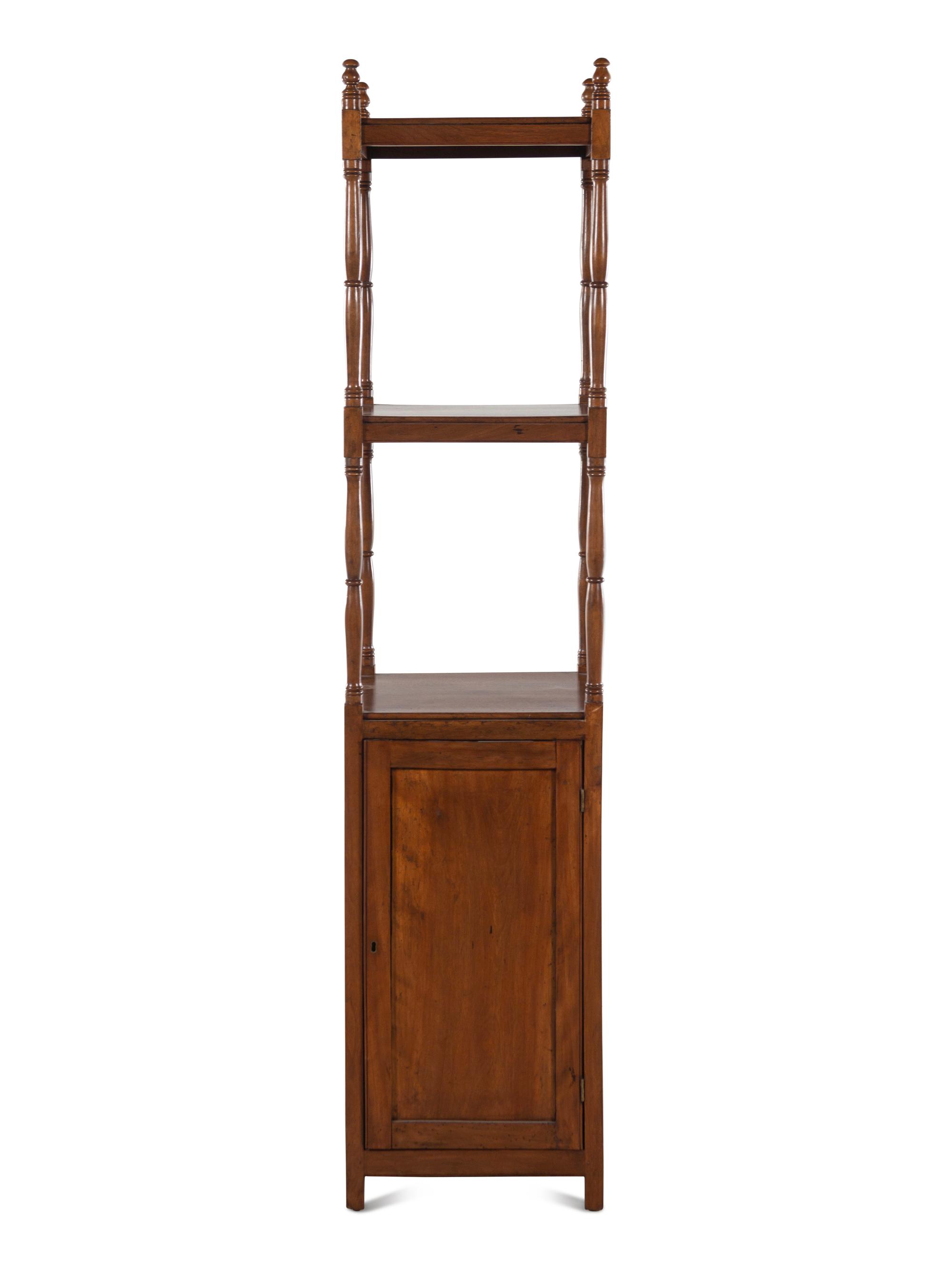 An English Mahogany Étagère