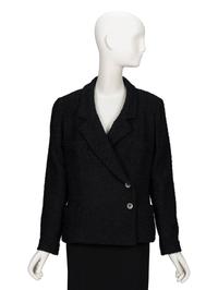 Chanel, Black Bouclé Tweed Jacket